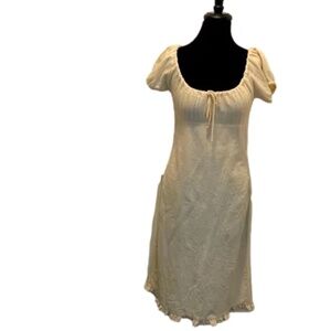 Mr. Buho NWOT 100% Cotton Cream‎ Dress, Size large